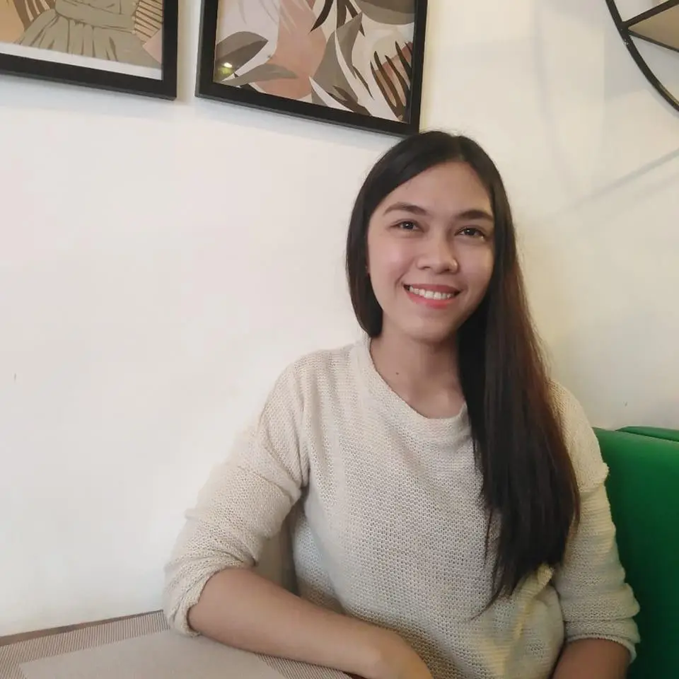 A person sitting at a table